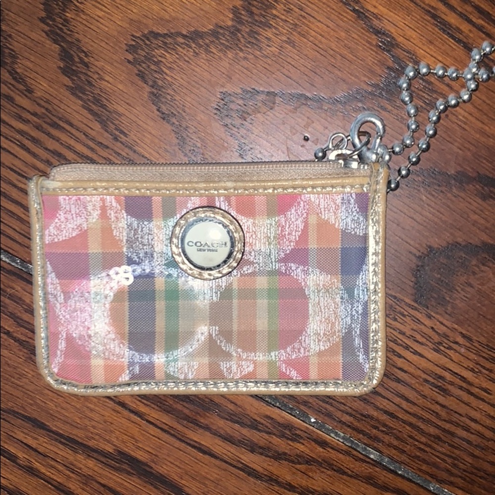 Coach mini ID wallet